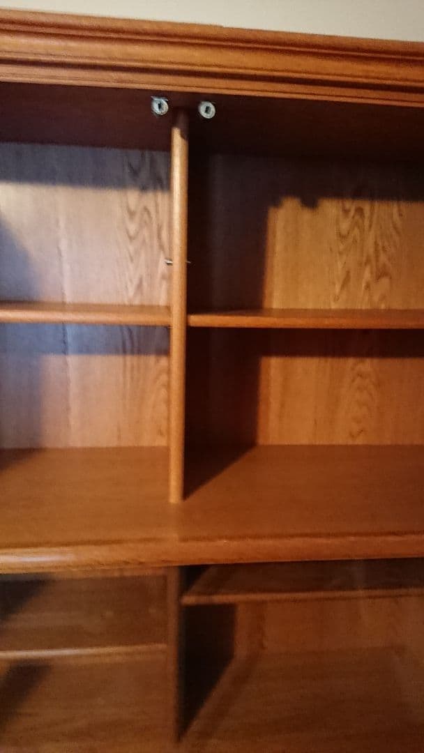 楢材の本棚兼サイドボード