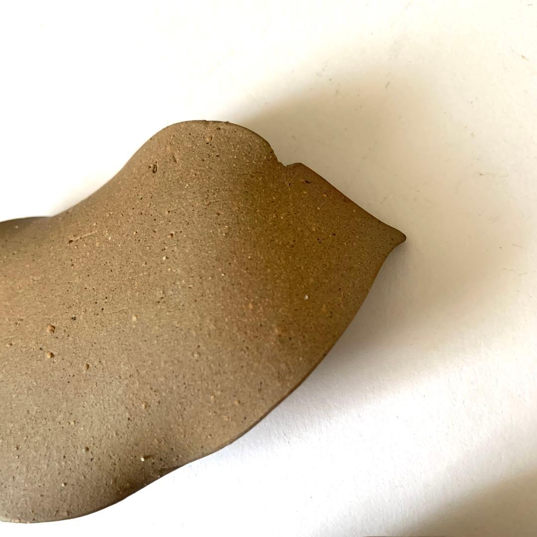 【一点物】信楽焼　朴葉皿　2枚セット　葉　葉っぱ　葉脈　細密技巧　リアル焼物