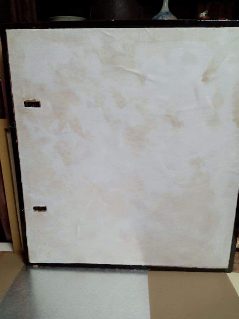 佐伯久のろうけつ染め絵画です色紙サイヅです