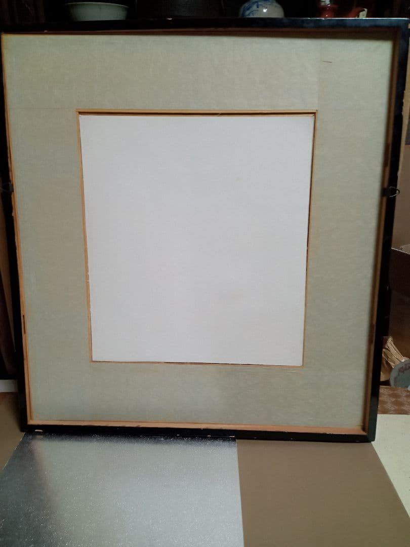 佐伯久のろうけつ染め絵画です色紙サイヅです