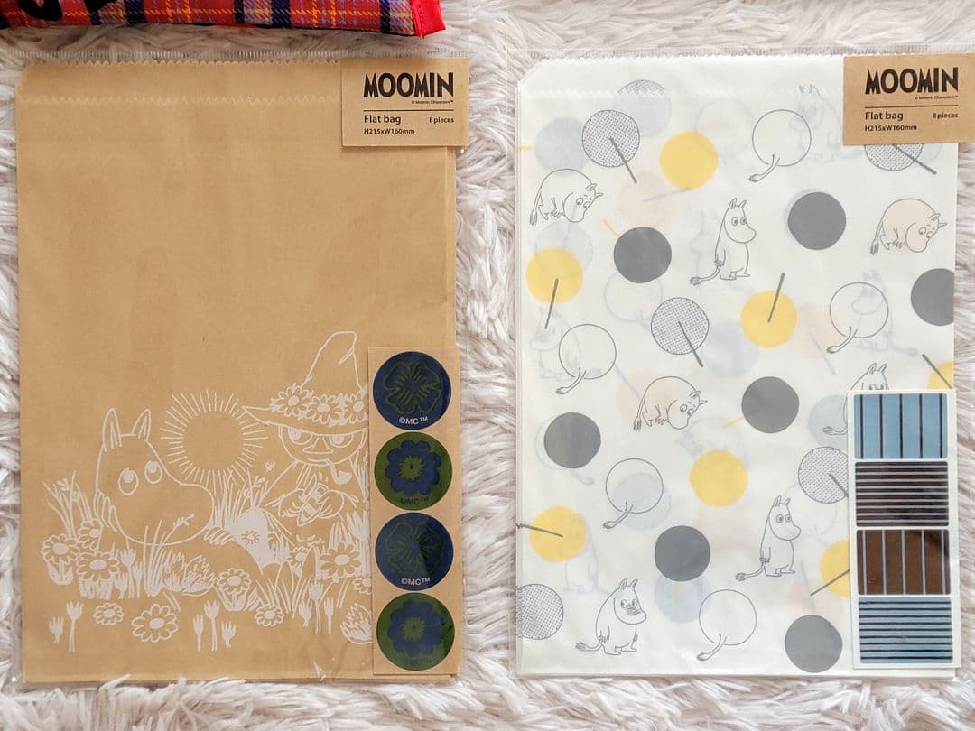 廃盤入手困難超希少・激レアムーミングッズ　エコバッグ、マステ・ワックスペーパー等