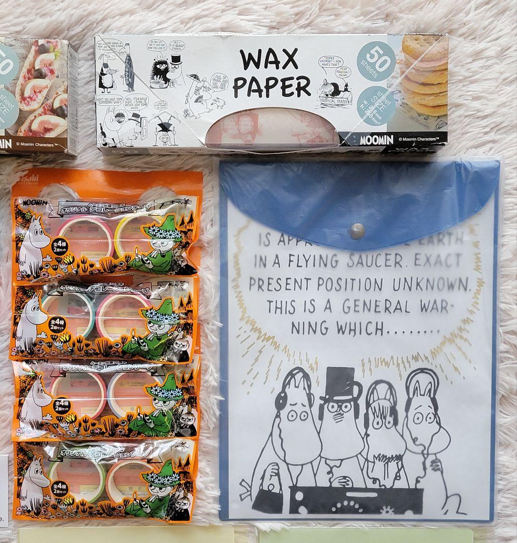 廃盤入手困難超希少・激レアムーミングッズ　エコバッグ、マステ・ワックスペーパー等