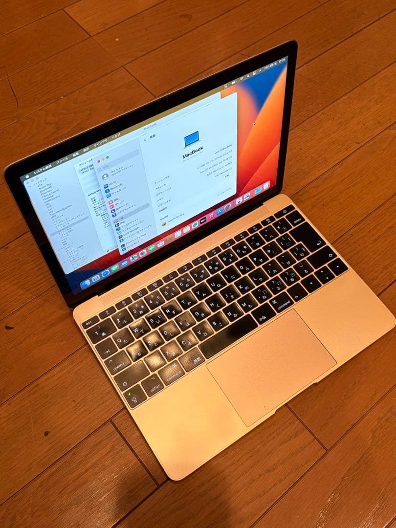 MacBook 12㌅ (2017) ゴールド A1534/m3/8G/256G