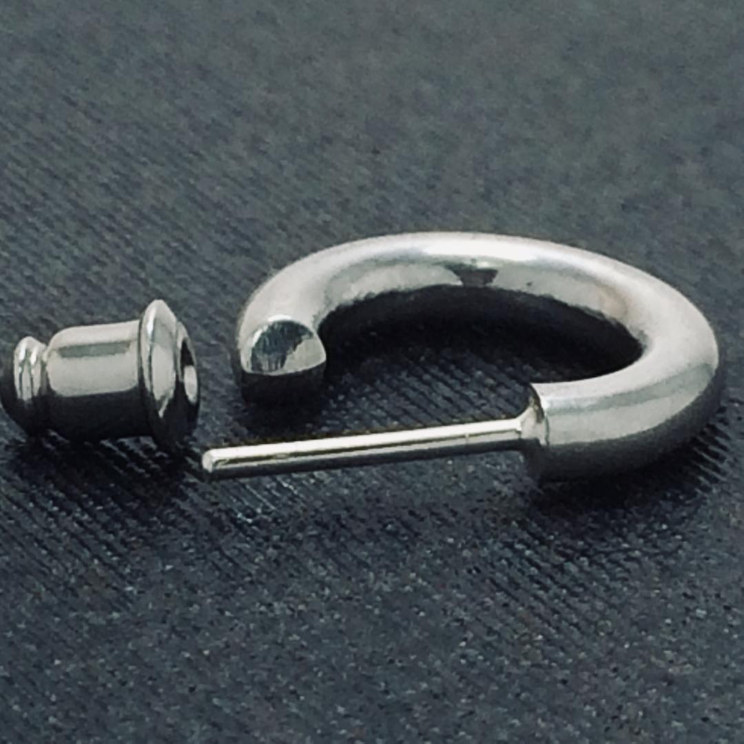 ラスト！【銀製品925】ハンドメイド フープピアス 32-16-004　925