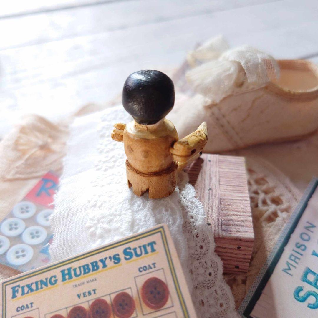 ミニチュア ペグドール ハンドメイド ⑦ アンティーク風 ブライス