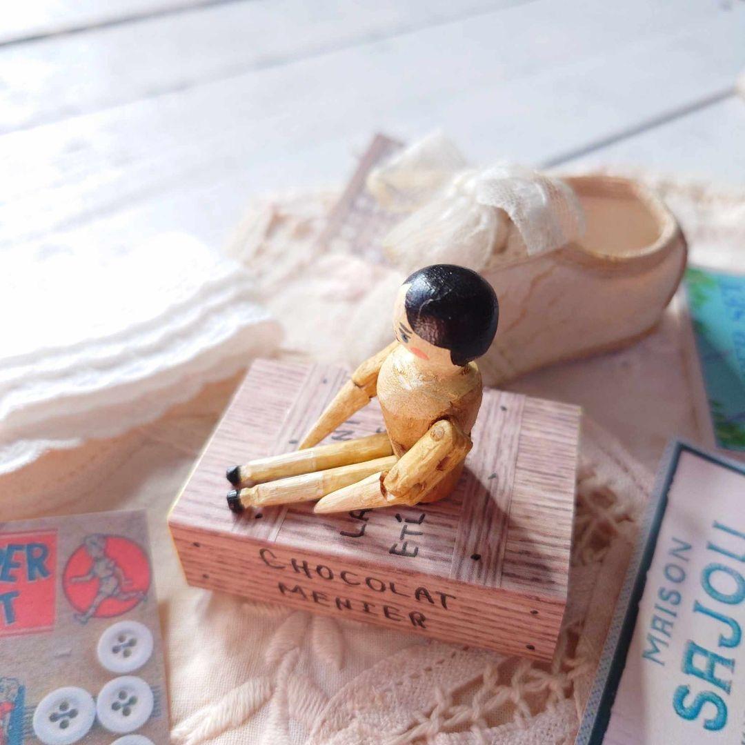 ミニチュア ペグドール ハンドメイド ⑦ アンティーク風 ブライス