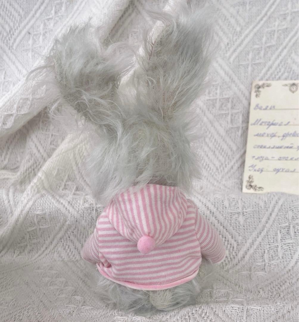 ふさふさうさぎ アーティストベア 海外作家様 ロシア ハンドメイド テディバニー