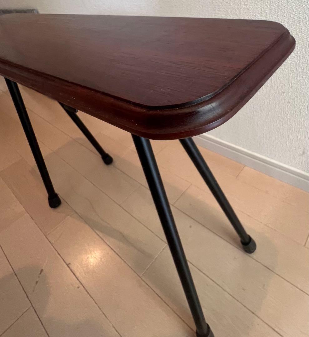 パドック　一枚板サイドテーブル　オイルフィニッシュ　蜜蝋ワックス仕上げ