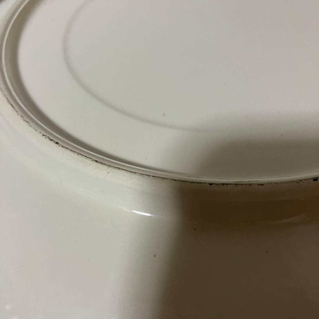 べ【アンティーク調】山水風景図 飾り皿 大皿 華やかな花紋様 和食器