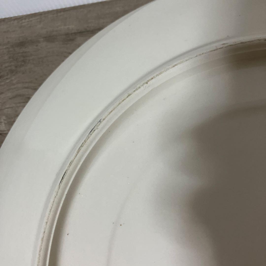 べ【アンティーク調】山水風景図 飾り皿 大皿 華やかな花紋様 和食器