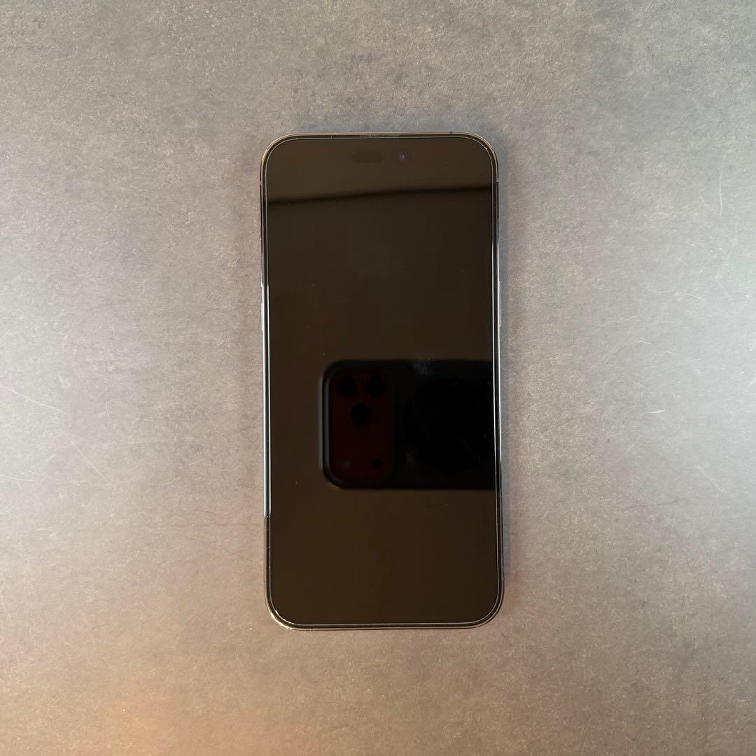 iPhone 14 Pro Max 純正革ケース付き