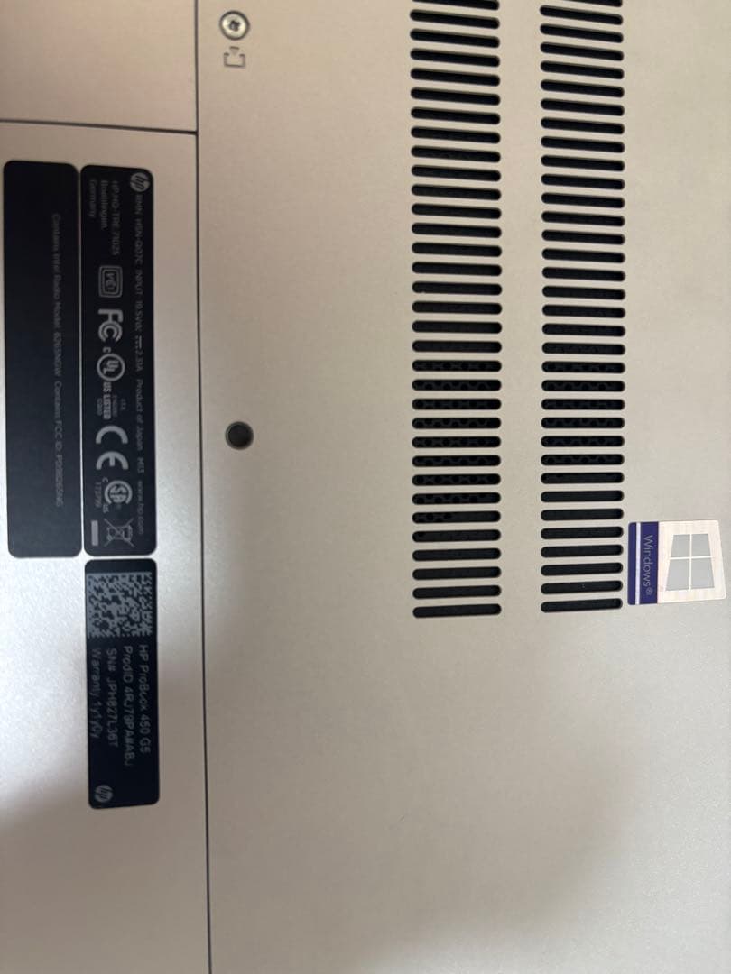 HP ProBook 450G5 intel core i3/ ノートPC