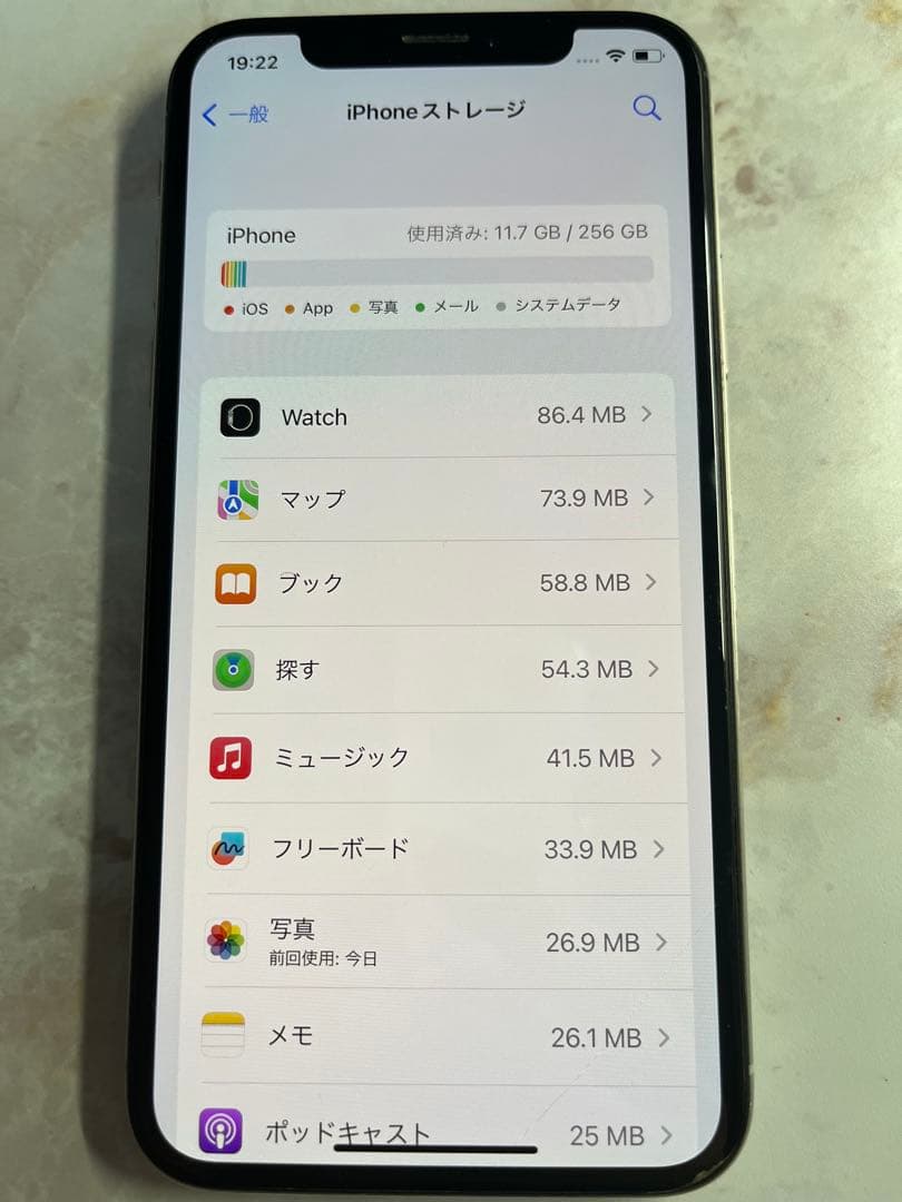 Apple iPhoneX 256GB 本体