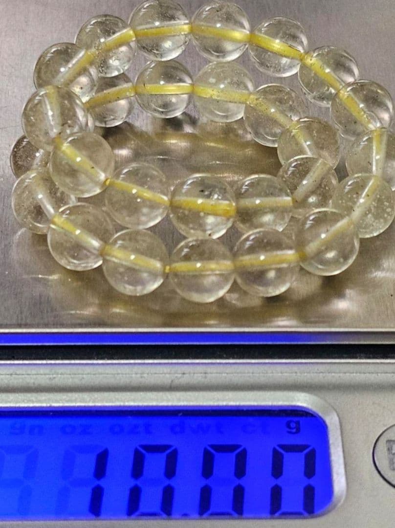 ⭐高品質⭐希少⭐リビアングラスブレスレット 7㎜