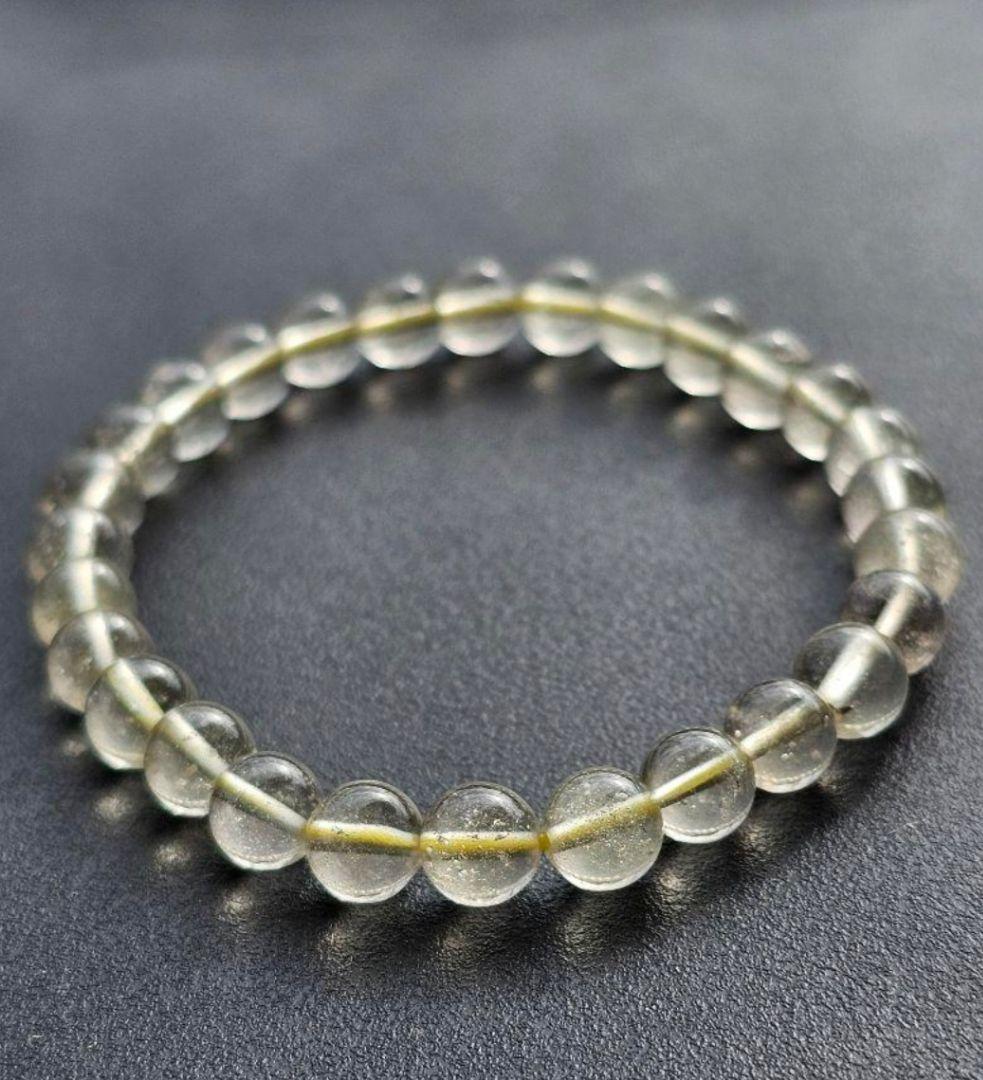 ⭐高品質⭐希少⭐リビアングラスブレスレット 7㎜