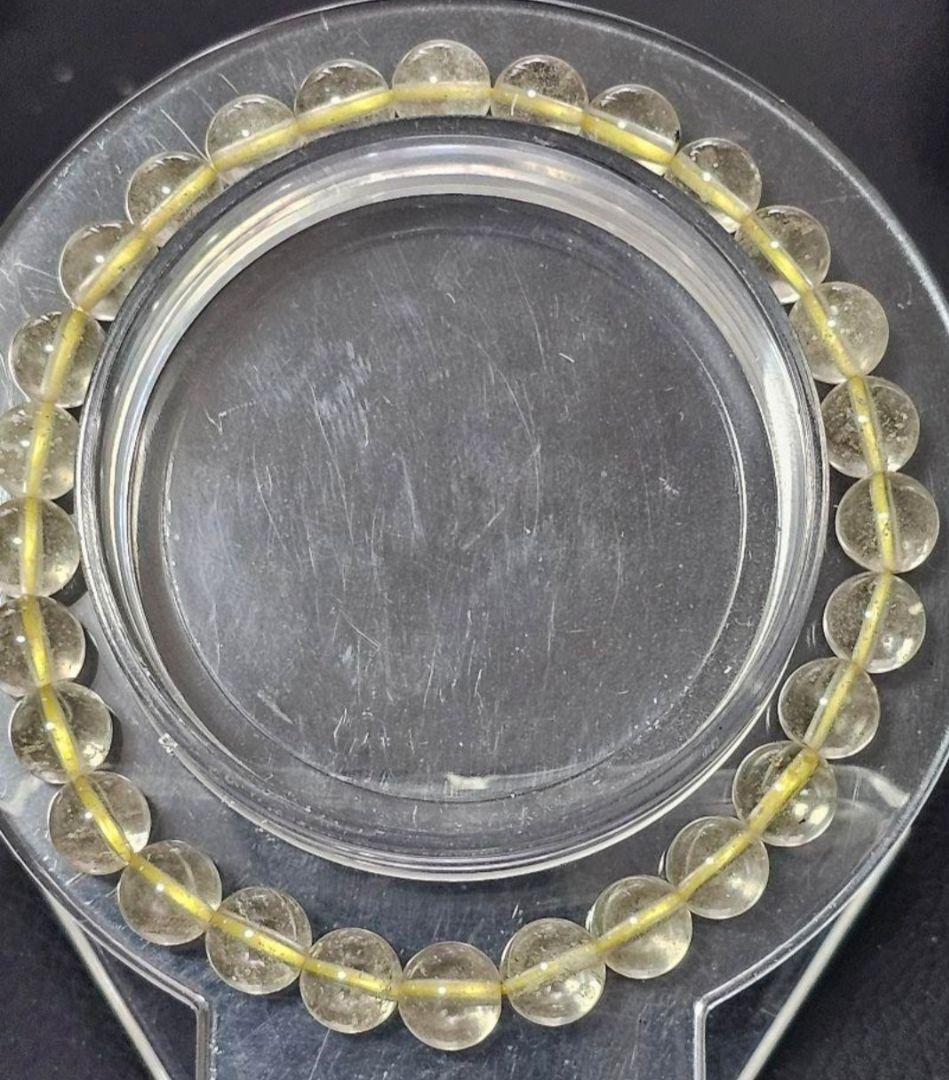 ⭐高品質⭐希少⭐リビアングラスブレスレット 7㎜