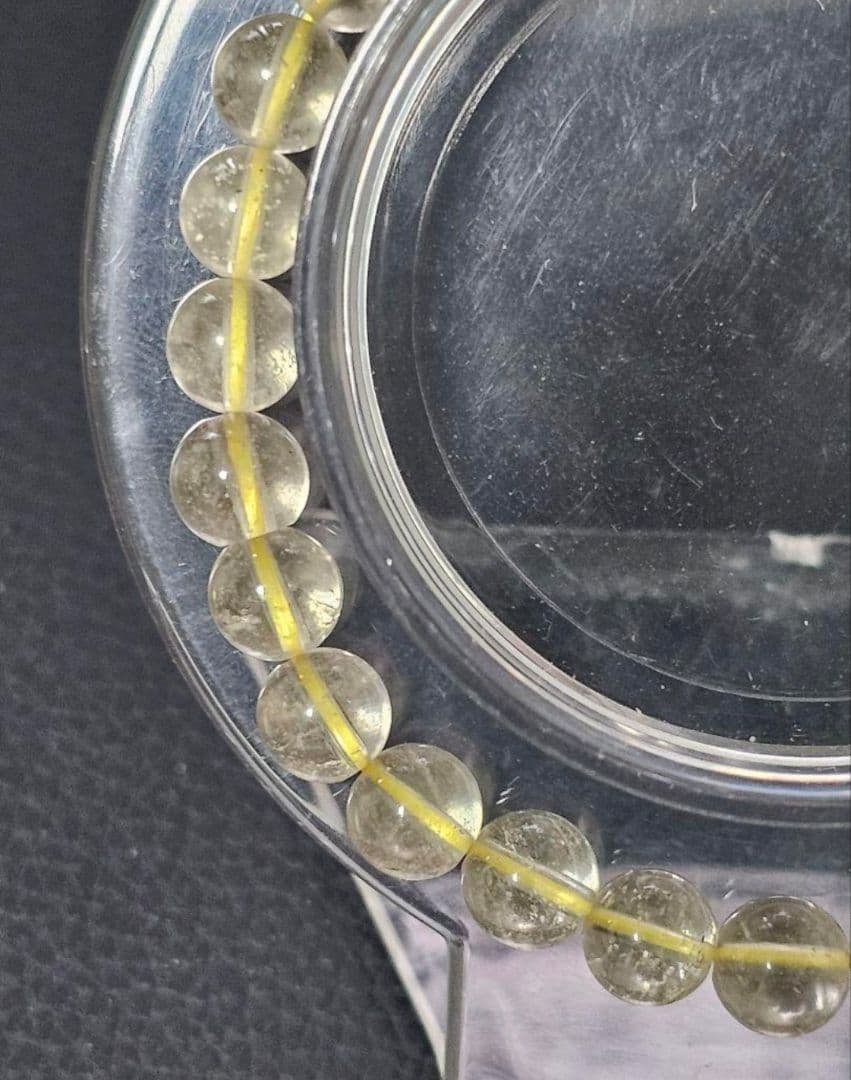 ⭐高品質⭐希少⭐リビアングラスブレスレット 7㎜