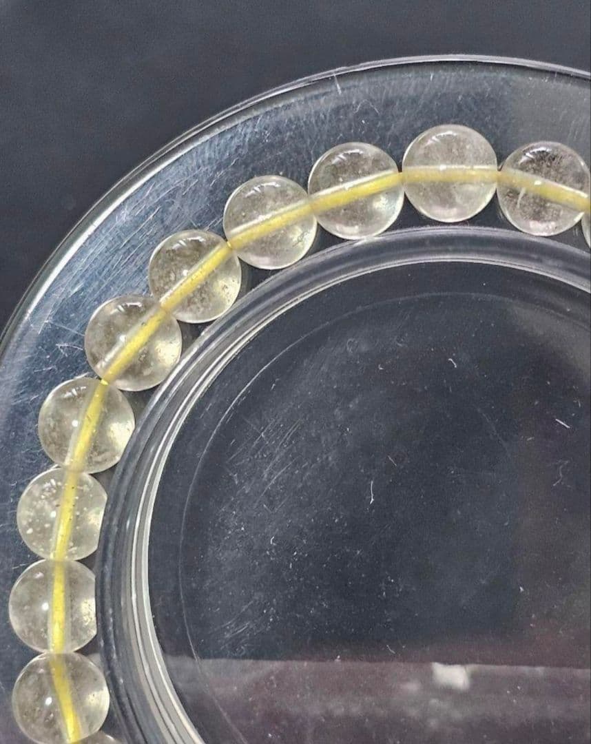 ⭐高品質⭐希少⭐リビアングラスブレスレット 7㎜