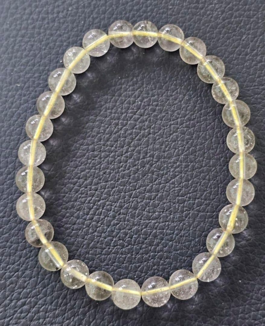 ⭐高品質⭐希少⭐リビアングラスブレスレット 7㎜
