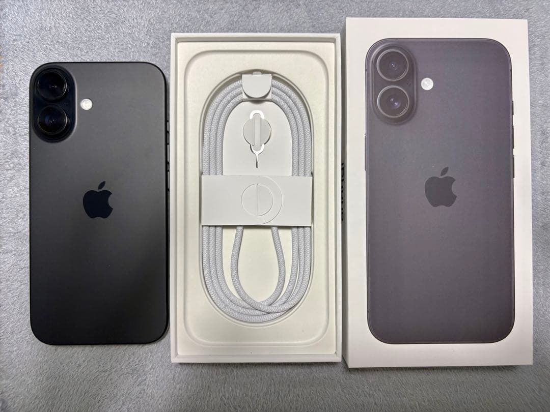 iPhone 16 128GB ブラック バッテリー91%