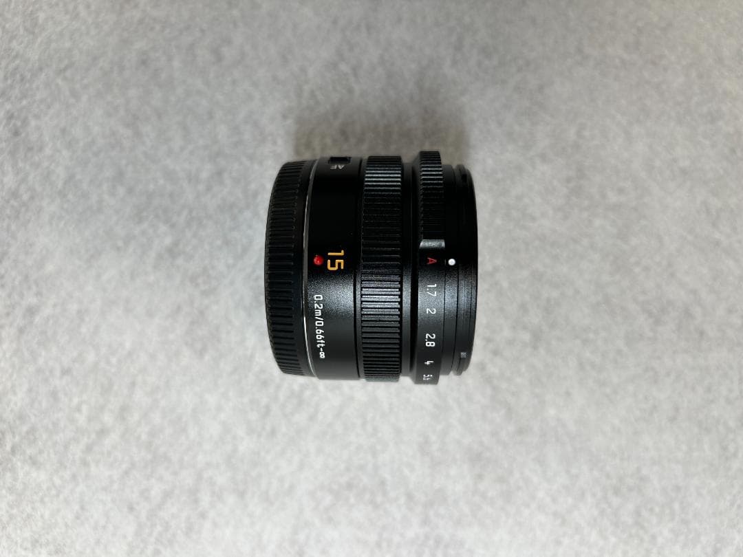 Panasonic SUMMILUX15mm/F1.7H-X015　レンズ