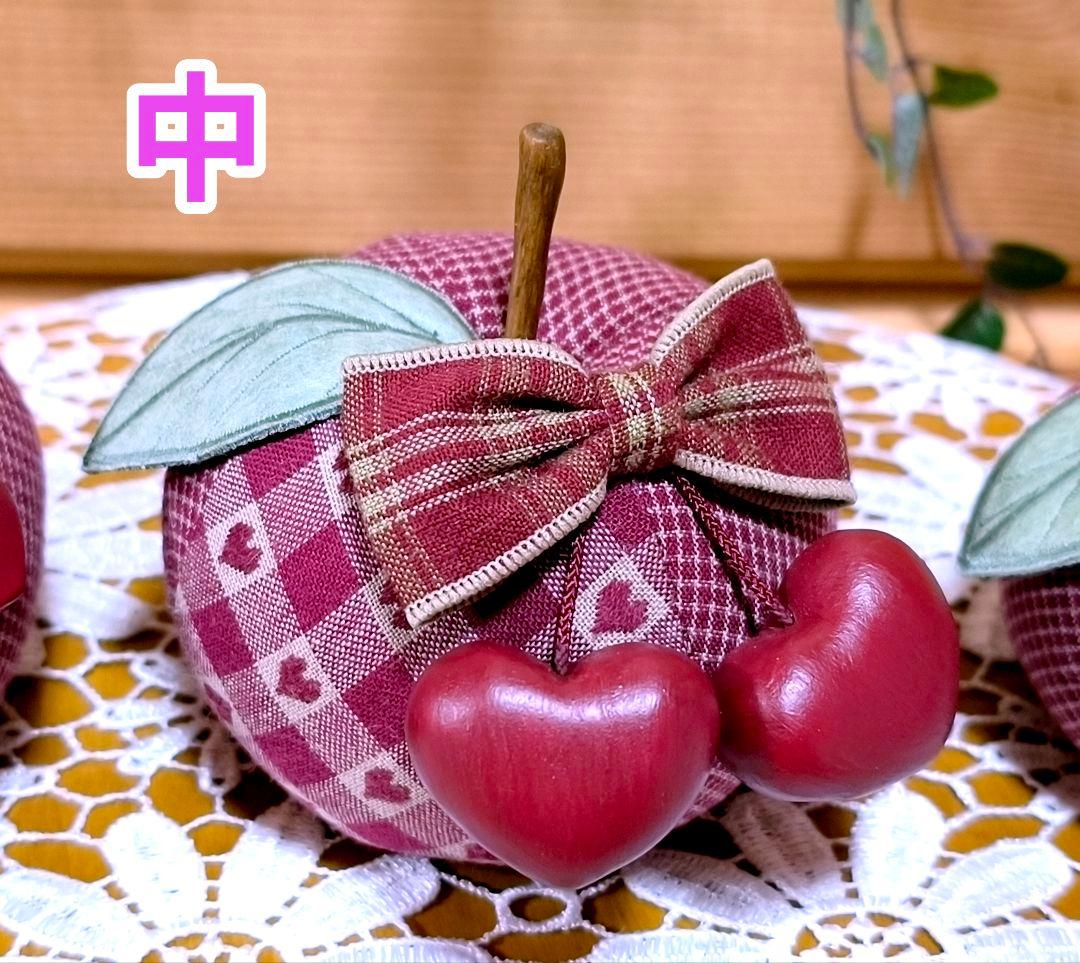 ⭐️アメリカンカントリー雑貨❤️ෆまん丸りんごෆ のおめかし三姉妹(●^ ^●)