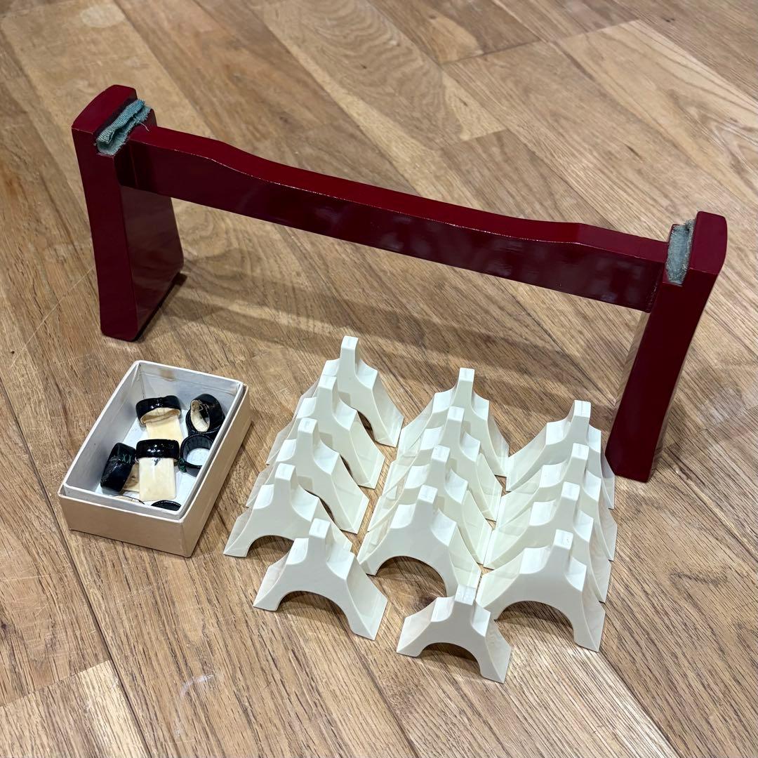 筝 琴 詩絵 蒔絵 13弦 並甲 すだれ彫り 琴柱 カバー 爪 初心者 セット