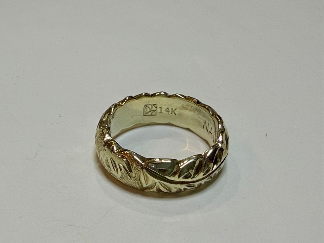 Wailea ワイレア ハワイアンジュエリー 14Kゴールド リング 指輪 6号