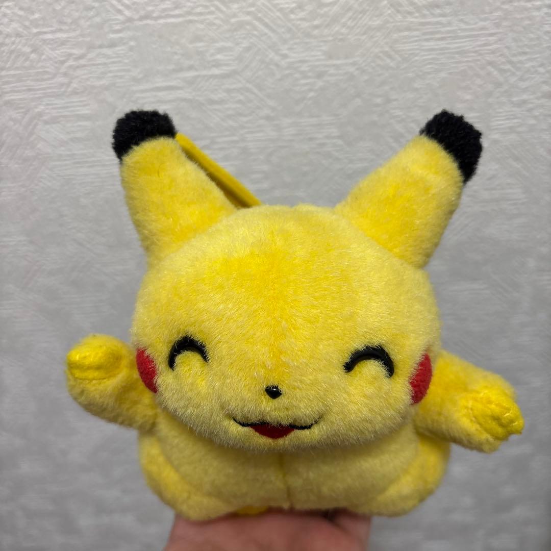 初期 ピカチュウ ぬいぐるみ　にっこり　TOMY トミー