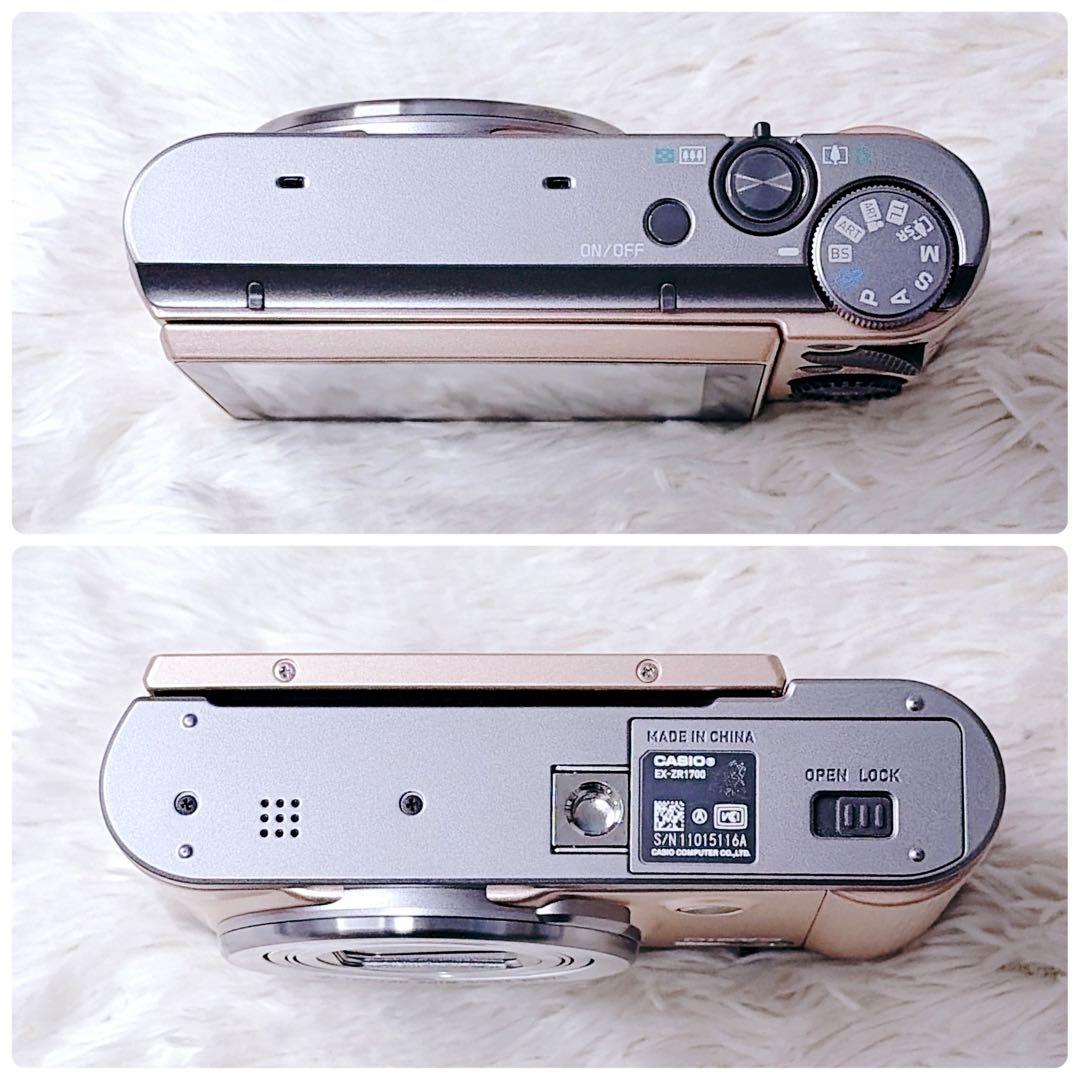 【未使用級】CASIO EXILIM EX-ZR1700 Wi-Fi搭載 自撮り