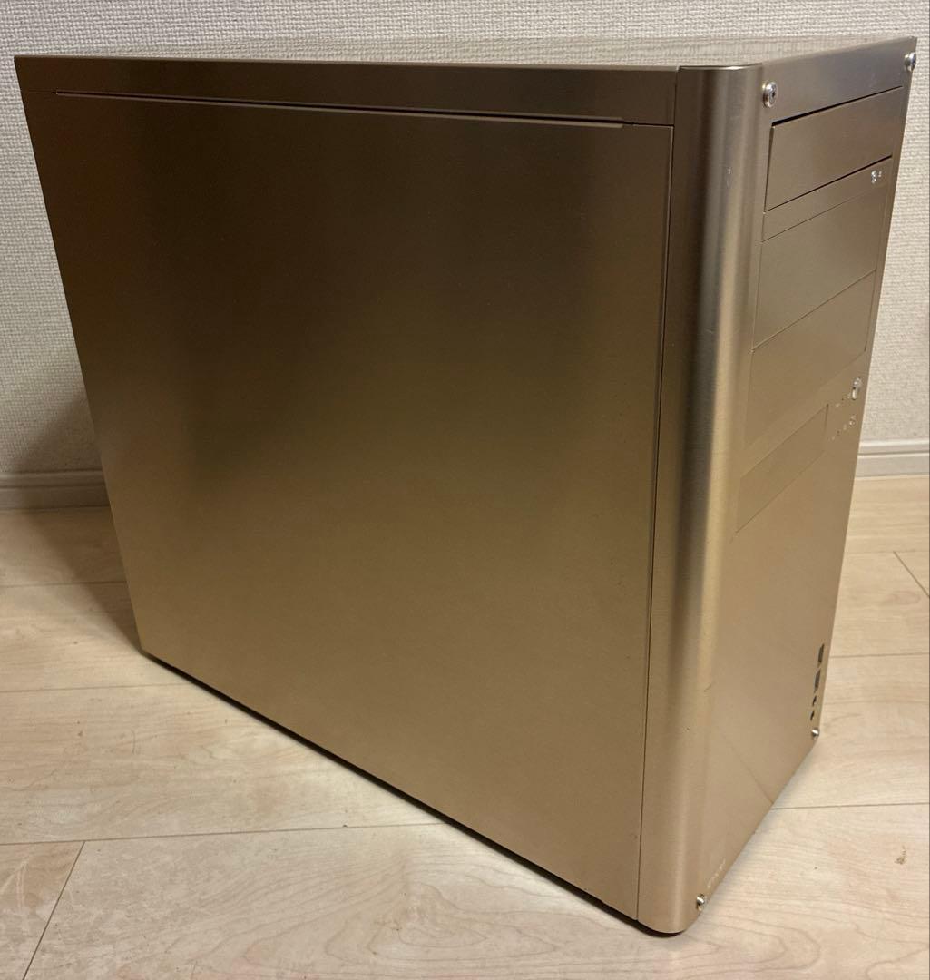 Abee PC ケース RS07 シャンパンゴールド