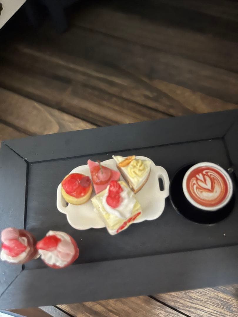 木製　ドールハウス背景ボード　ブライスハウス