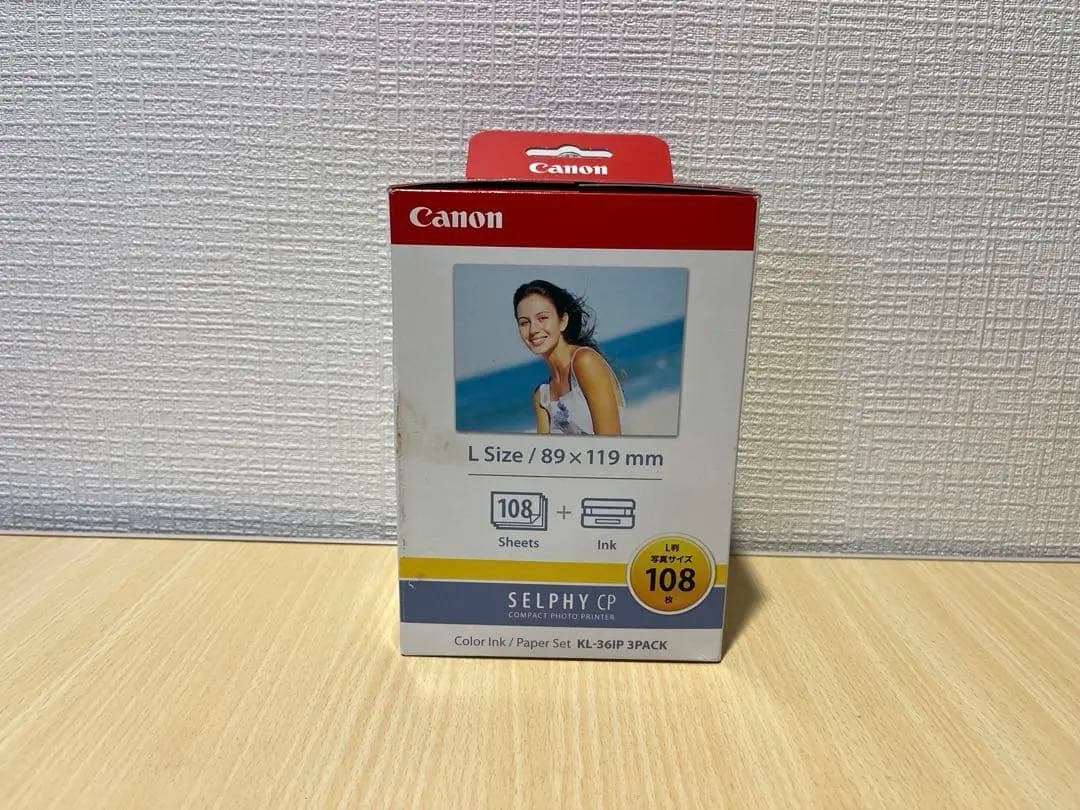【未使用】Canon SELPHY CP1300 本体 + 用紙108枚,インク