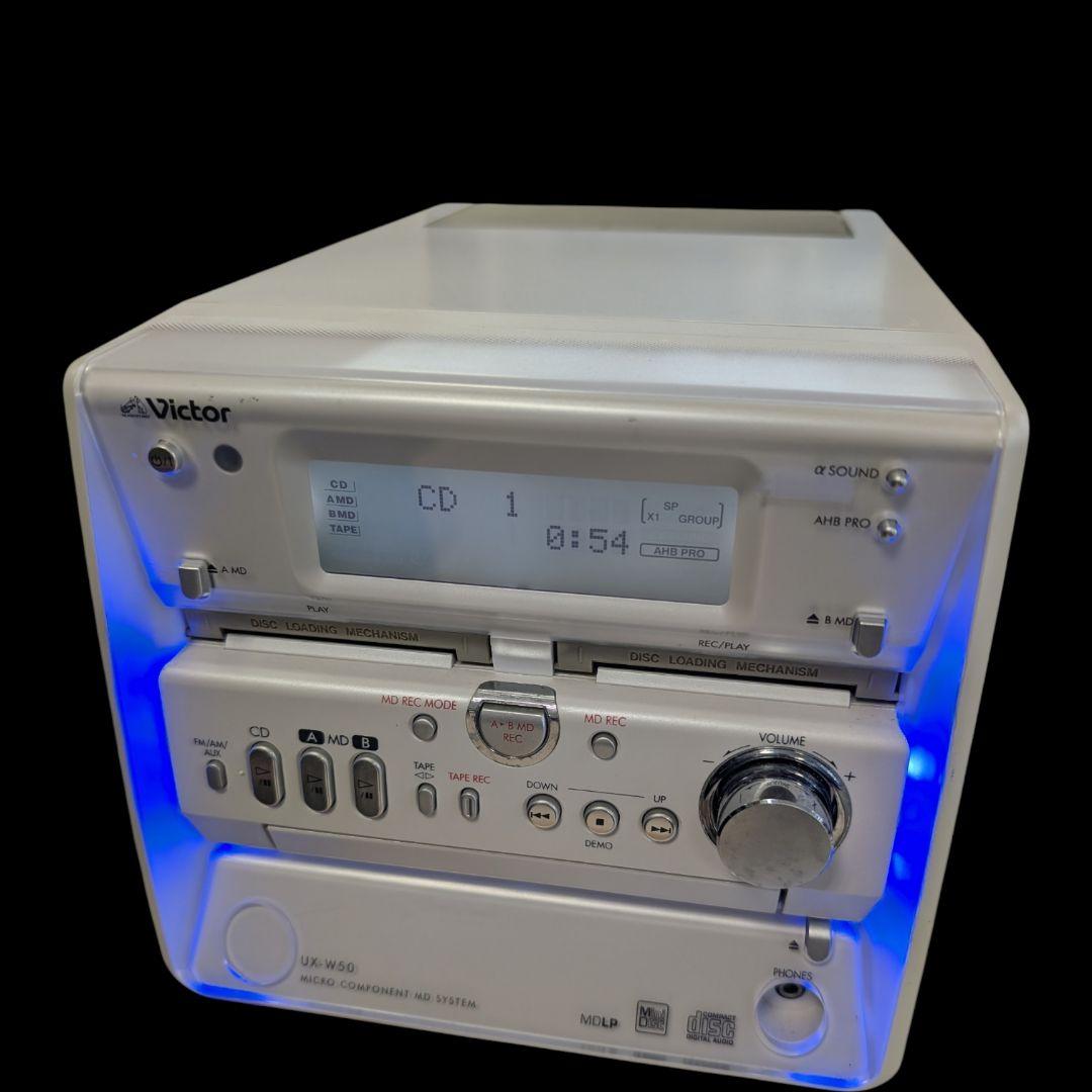 Victor UX-W50 ミニコンポ ホワイト