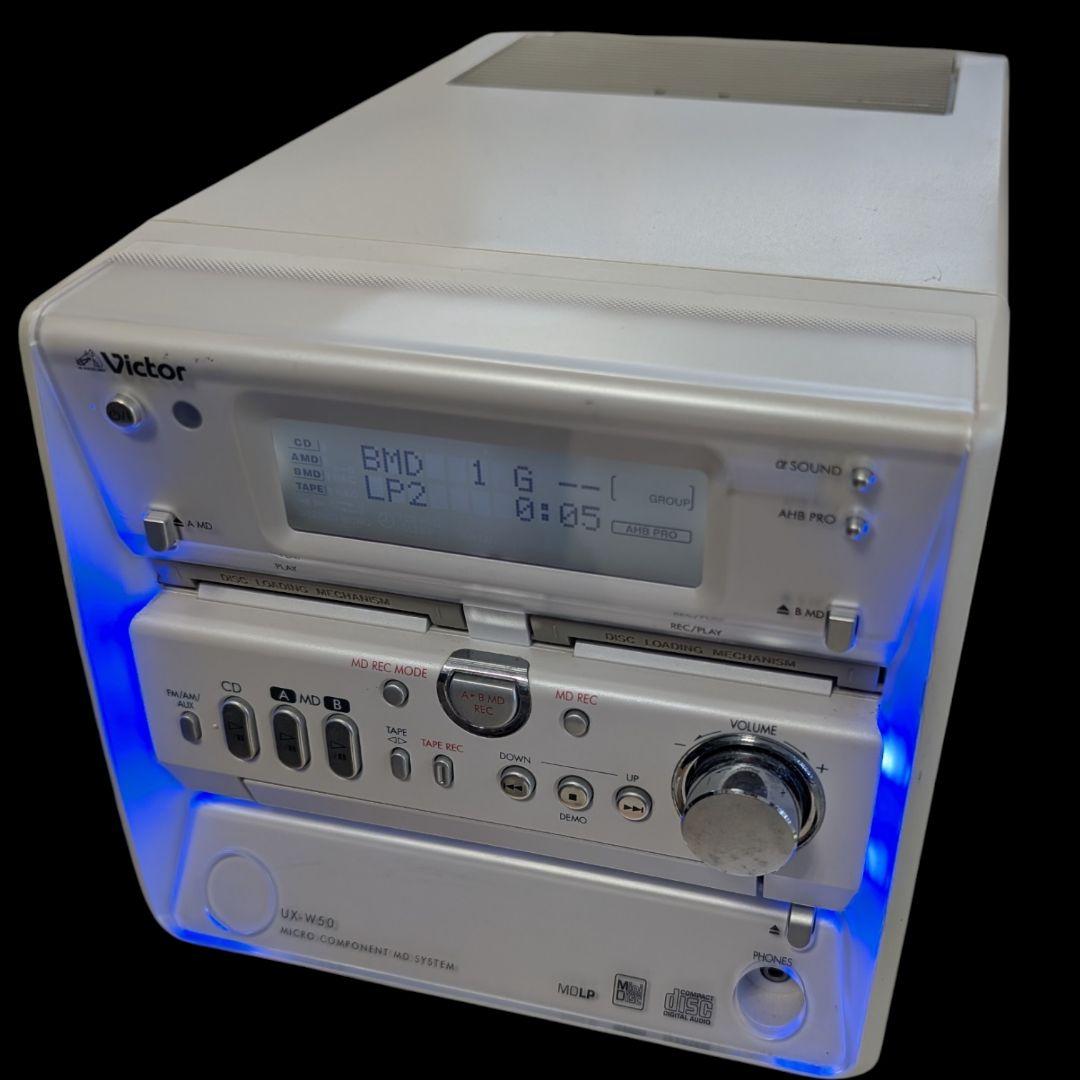 Victor UX-W50 ミニコンポ ホワイト