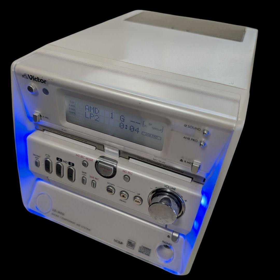 Victor UX-W50 ミニコンポ ホワイト