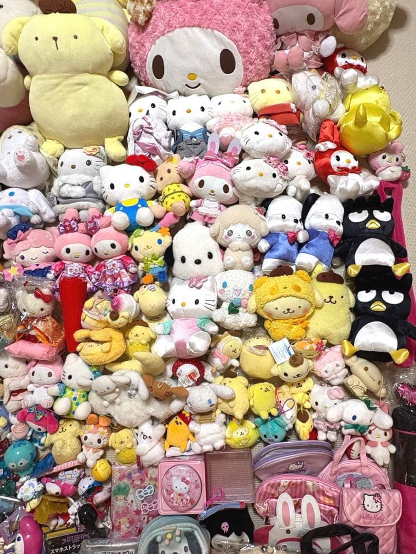 激レア！希少！サンリオ ぬいぐるみ マスコット 雑貨 大量!! まとめ売り