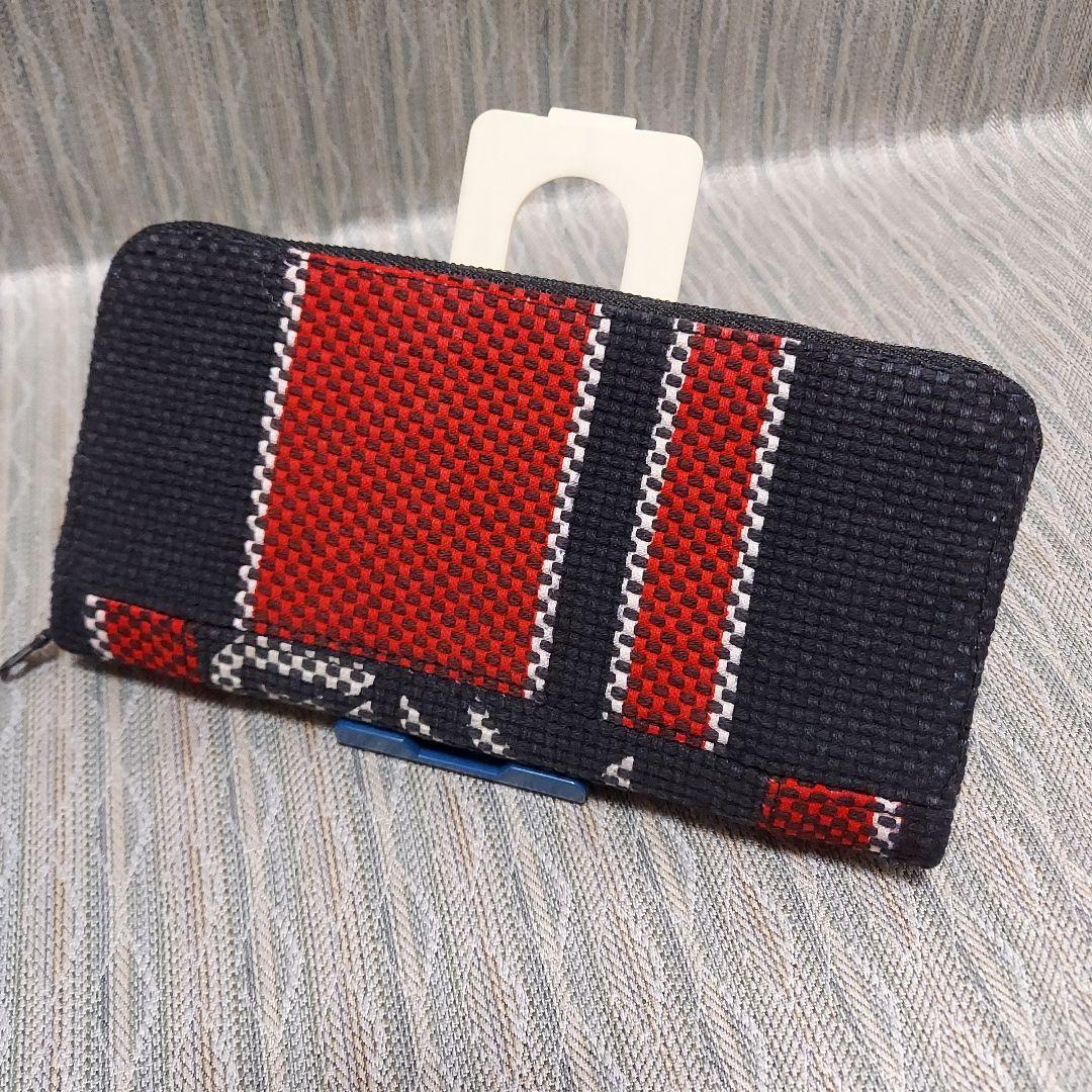 消防半纏の長財布(ファスナータイプ)