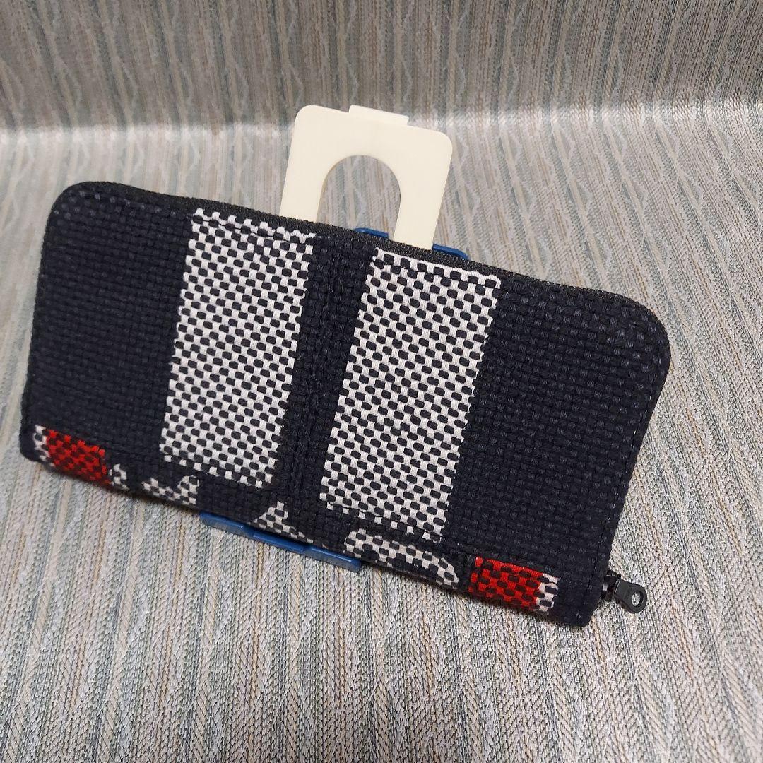 消防半纏の長財布(ファスナータイプ)