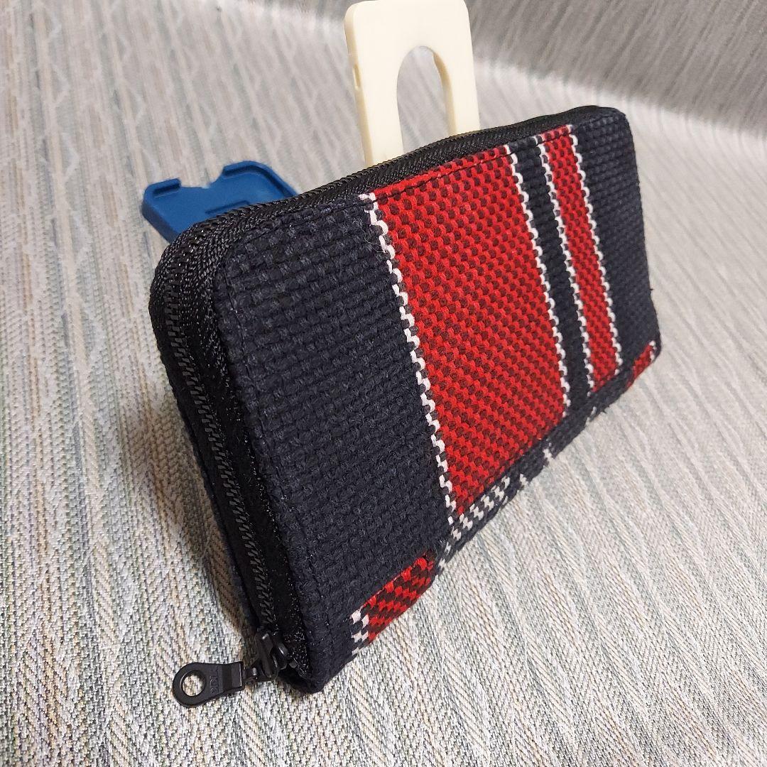 消防半纏の長財布(ファスナータイプ)