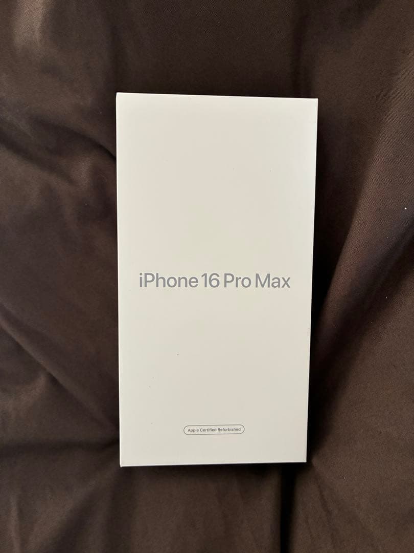 iPhone 16 Pro Max 256GB ブラックチタニウムSIMフリー