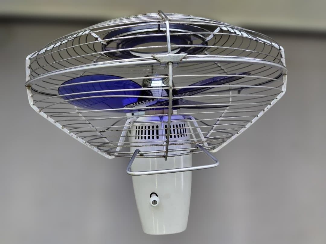 【昭和レトロ】三菱電機 卓上扇 D30-H6型 ブルー 動作品