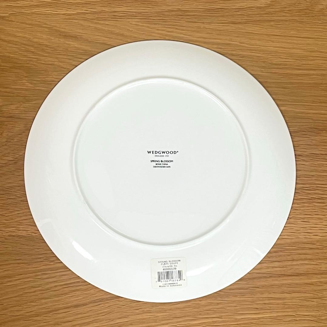 新品！ウエッジウッド スプリングブロッサム クーププレート　27cm ２枚セット