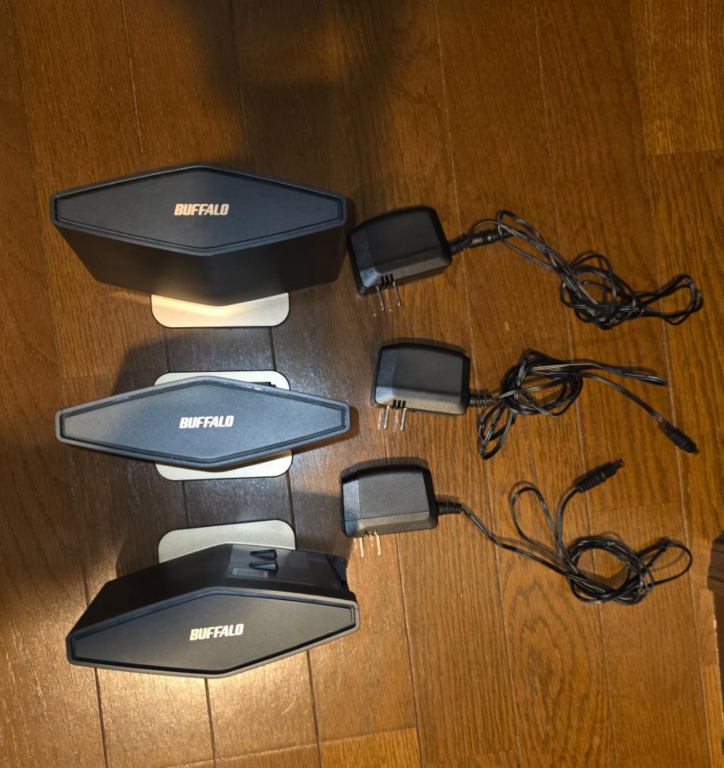 BUFFALO 無線LANルーターWSR-6000AX8P-MB 3台セット