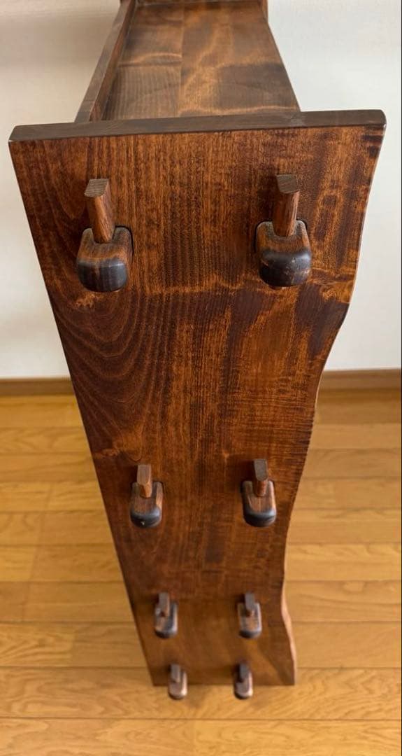 楔棚 昭和レトロ ラック インテリア 楔式 本棚