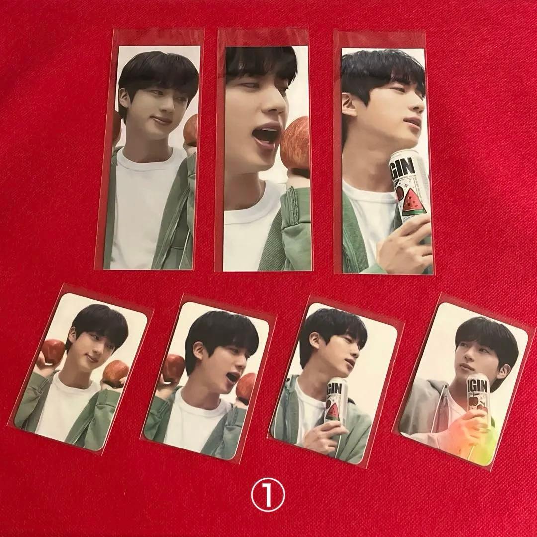 BTS ロングステッカー・ホログラム両面フォトカード等♡Jin