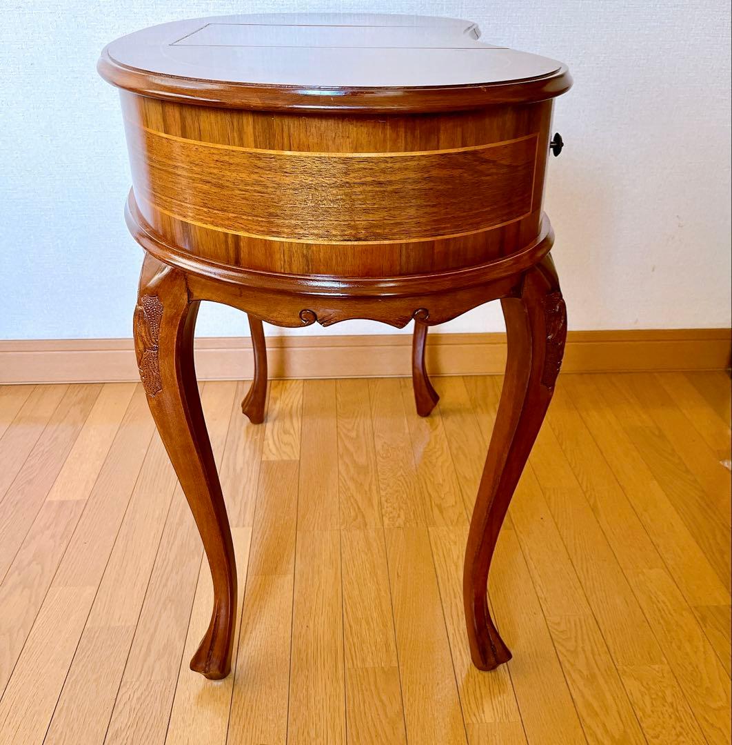 イタリア ITALY ドレッサー 猫脚 象嵌 ヨーロピアンスタイル 彫刻 鏡台