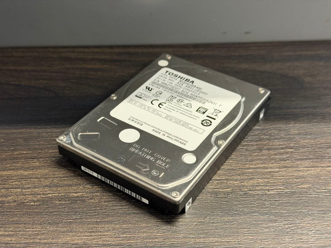 2.5インチ TOSHIBA HDD 4TB USB3.0 Micro-B 接続