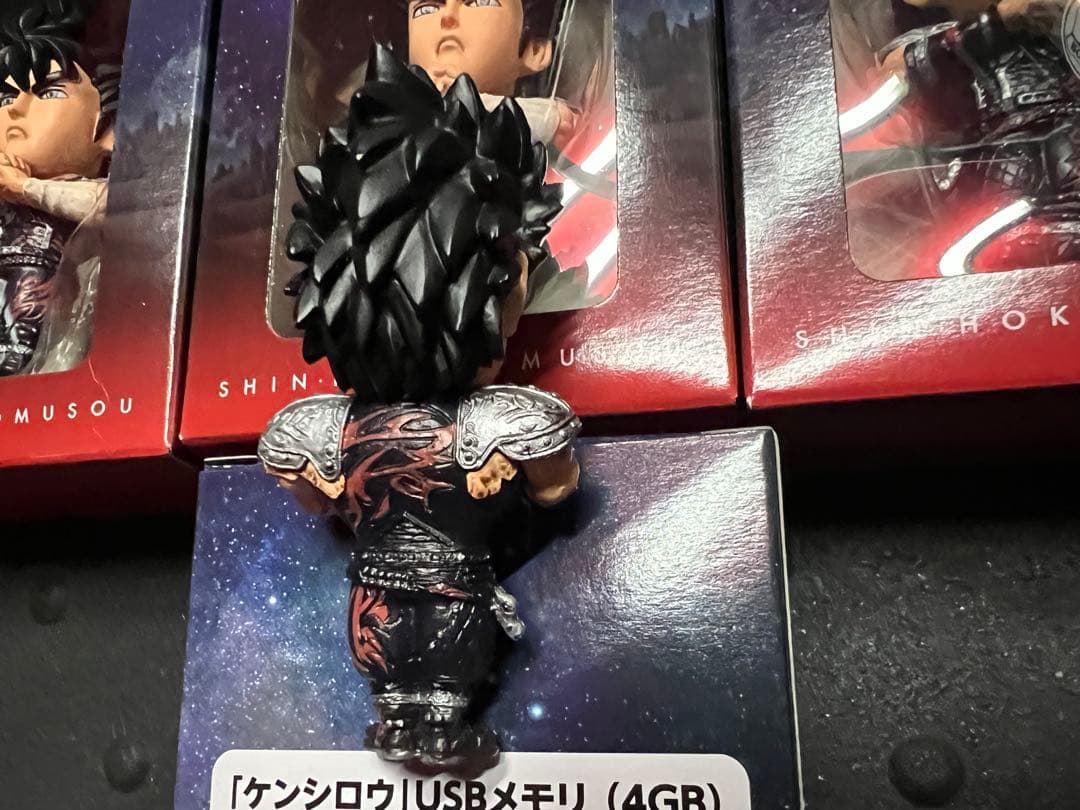 北斗の拳 ケンシロウフィギュアUSBメモリ4GB PS3北斗無双特典 5体セット