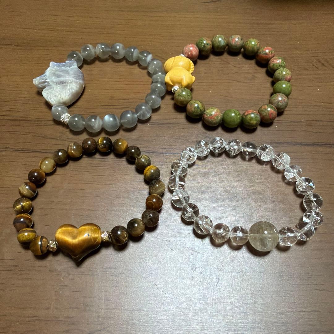 天然石ブレスレットセット売り